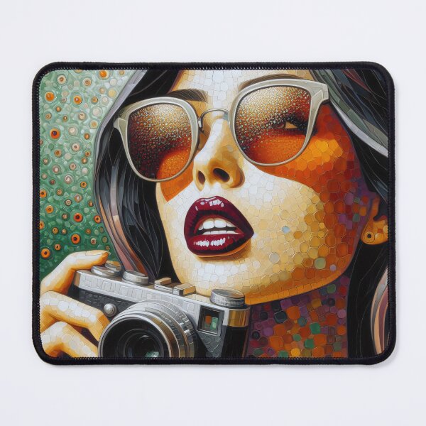 Item preview, a woman with a camera 2 designed and sold by editattire.
