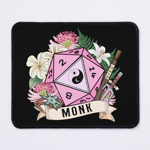 Item preview, DND MONK D20 DICE: Monk class designed and sold by DungeonAtelier.