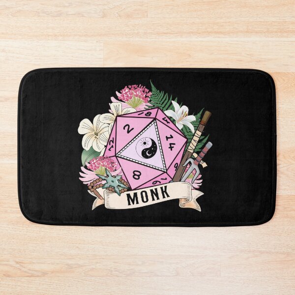 Item preview, DND MONK D20 DICE: Monk class designed and sold by DungeonAtelier.