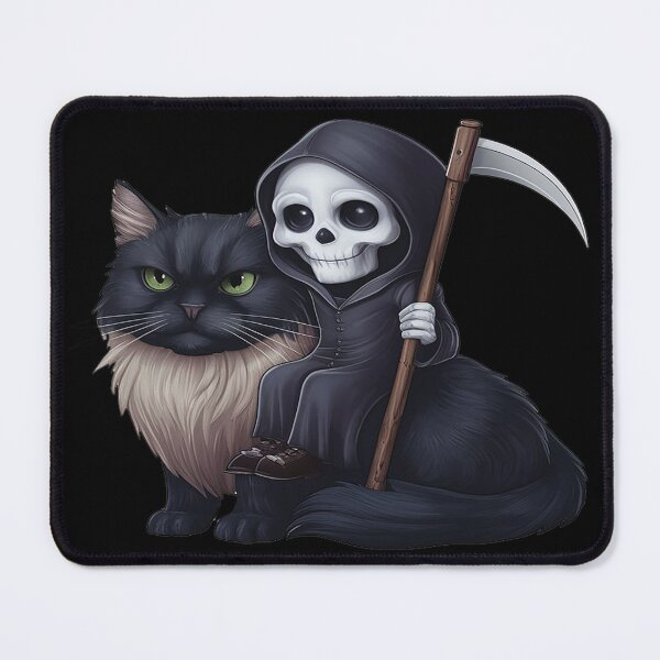 Item preview, Chilling Ride on a Halloween Black Cat designed and sold by Sensepiphoria.