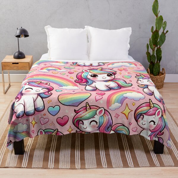Item preview, Cute Unicorn Pattern designed and sold by clipify.