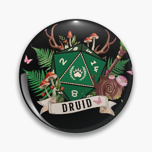 Item preview, DND DRUID D20 DICE: Druid class designed and sold by DungeonAtelier.