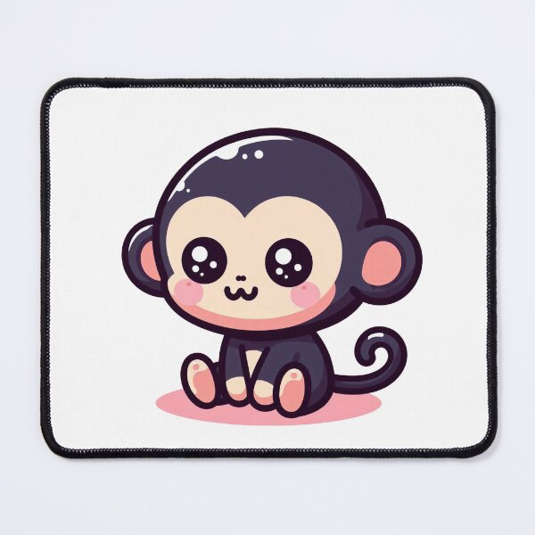 Item preview, Playful Kawaii Chimpanzee designed and sold by istoriadesign.