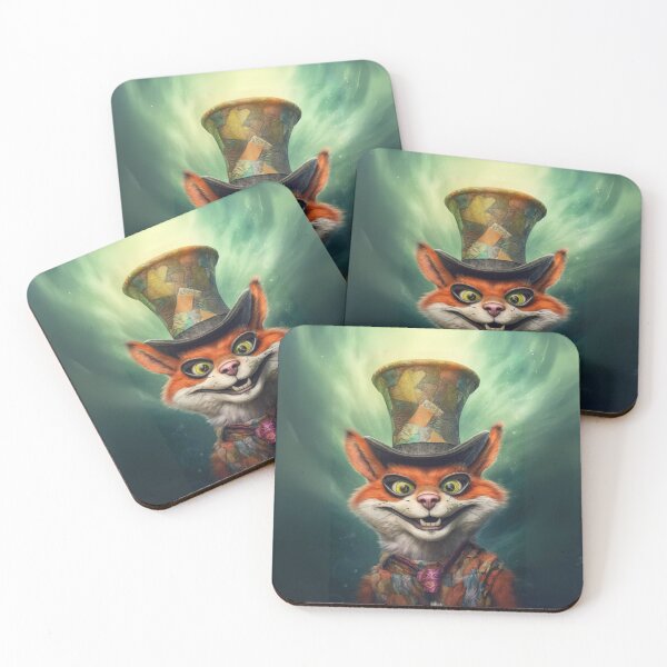 Item preview, Quirky Fox with Patchwork Hat designed and sold by Sillytoe.