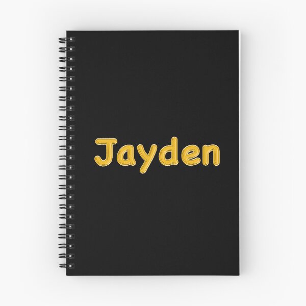 Item preview, Golden Balloon Jayden Name Label (Black) designed and sold by NormadWorld.