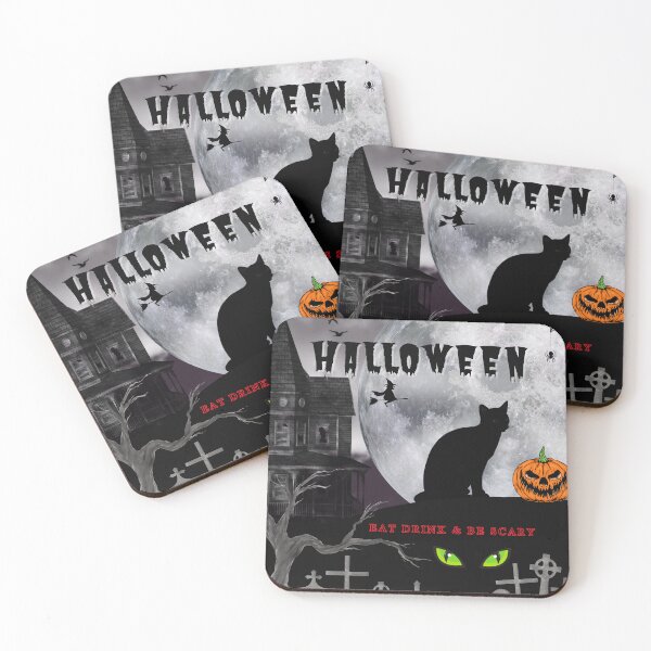 Item preview, Spooky Halloween, Eat Drink & Be Scary designed and sold by ArtPixelHaven.