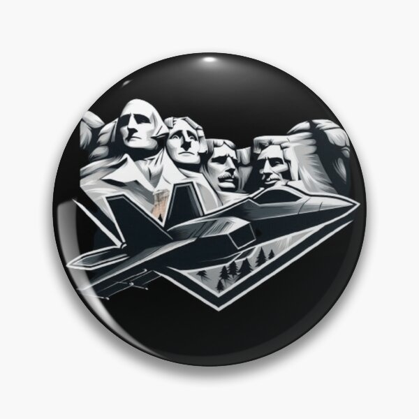 Item preview, F-22 raptor flying over Mount Rushmore  designed and sold by BeztProductz.