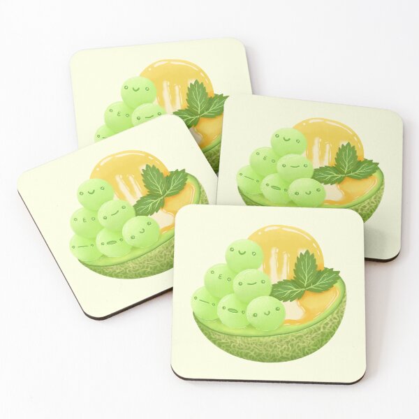 Item preview, Cute Korean Melon Bingsu Dessert designed and sold by SugarMochi.