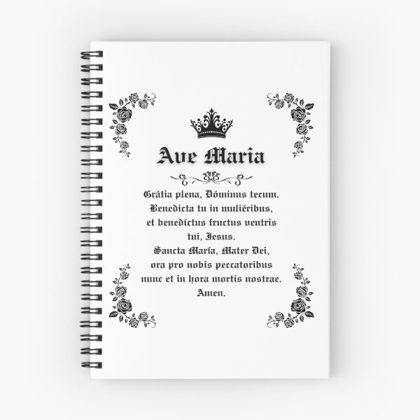 Item preview, Hail Mary / Ave Maria Prayer Latin designed and sold by CatholicSwag.