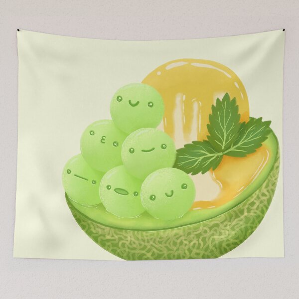 Item preview, Cute Korean Melon Bingsu Dessert designed and sold by SugarMochi.