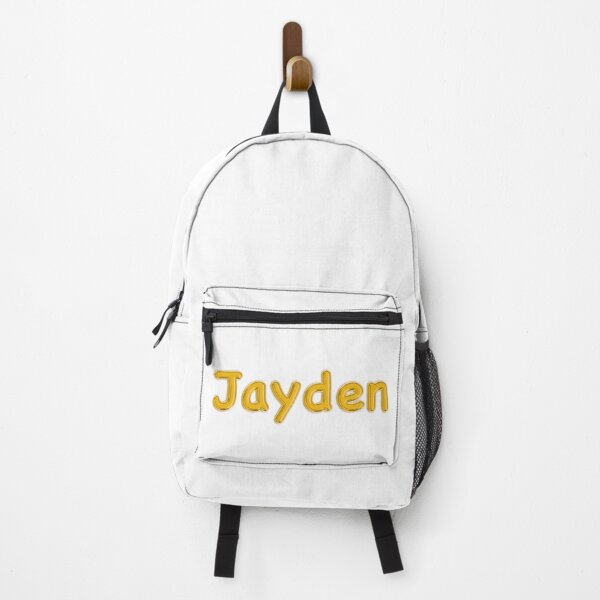 Item preview, Golden Balloon Jayden Name Label designed and sold by NormadWorld.