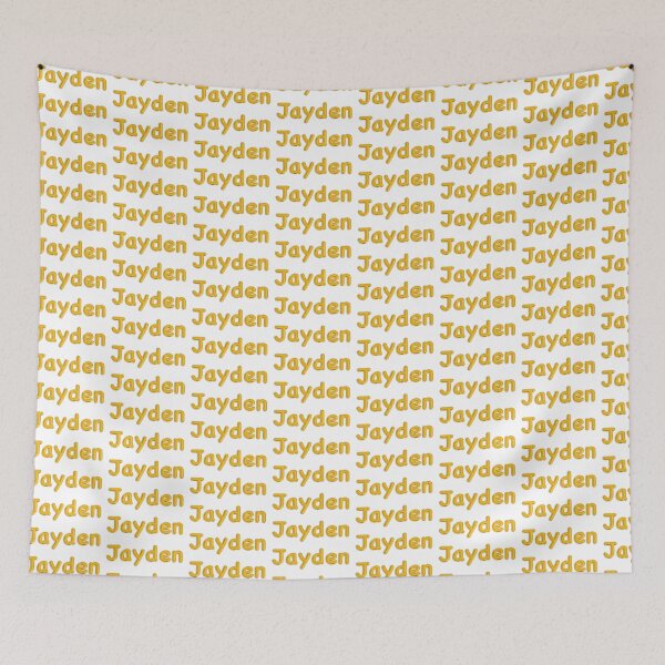Item preview, Golden Balloon Jayden Name Label  designed and sold by NormadWorld.
