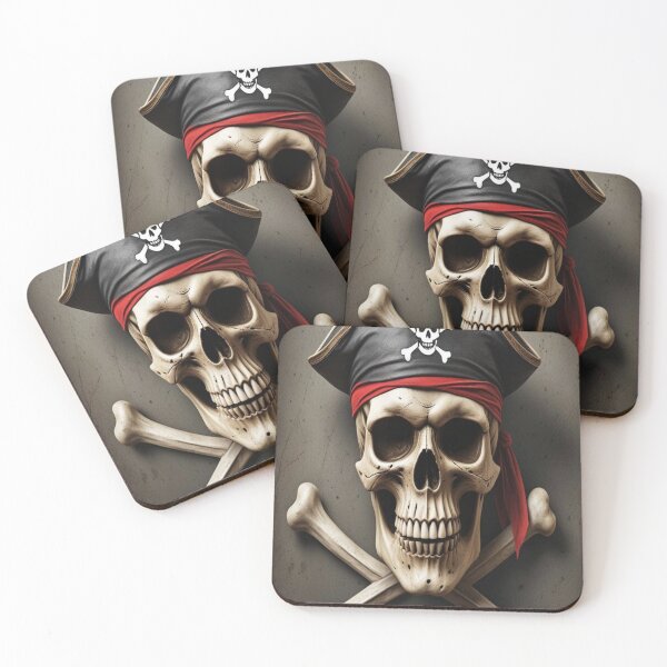 Item preview, Pirate skull designed and sold by REINADODESIGNS.
