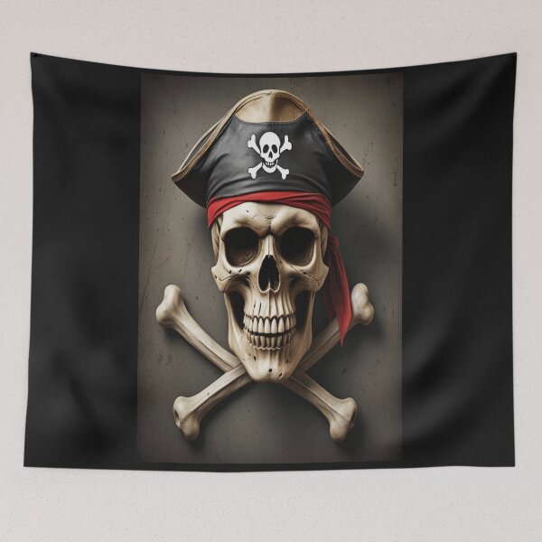 Item preview, Pirate skull designed and sold by REINADODESIGNS.