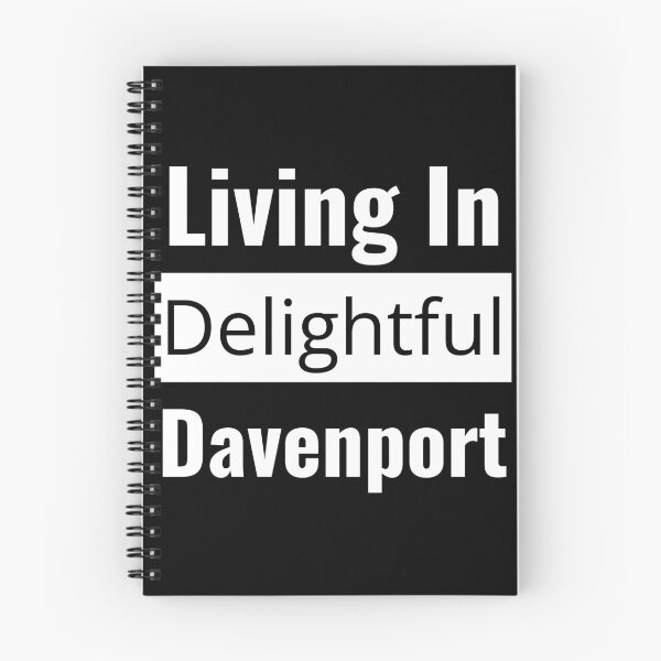 Artikelvorschau, „Leben im herrlichen Davenport“: Feiern Sie Ihre charmante Gemeinde mit Stadtstolz! entworfen und verkauft von AlphaBetulia.