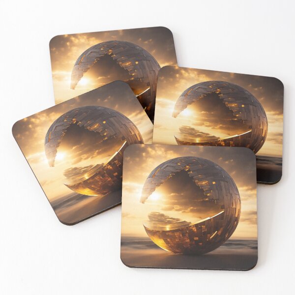 Item preview, Golden Sphere at Sunset designed and sold by Sadia  Jannat.