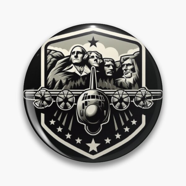 Item preview, Ac-130 flying by Mount Rushmore  designed and sold by BeztProductz.