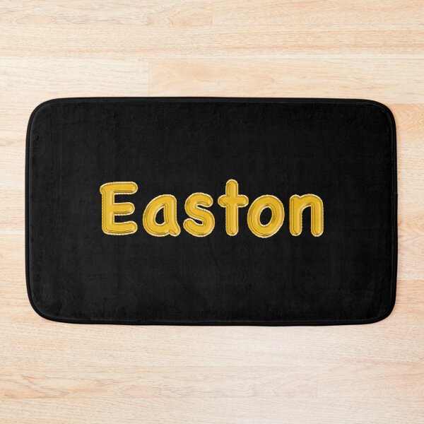 Item preview, Golden Balloon Easton Name Label (Black) designed and sold by NormadWorld.