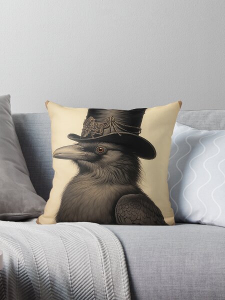 Item preview, Sir Raven - Vintage Dark Academia Steampunk Bird Crow Portrait  designed and sold by wolfandbird.