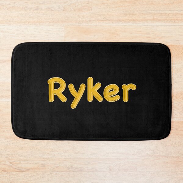 Item preview, Golden Balloon Ryker Name Label (Black) designed and sold by NormadWorld.