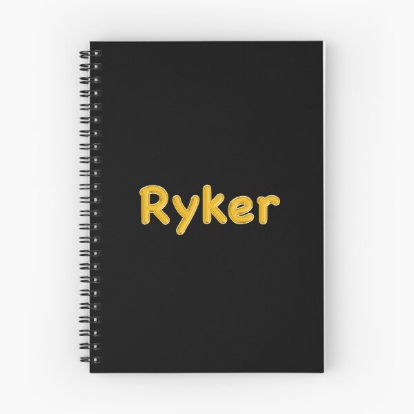Item preview, Golden Balloon Ryker Name Label (Black) designed and sold by NormadWorld.