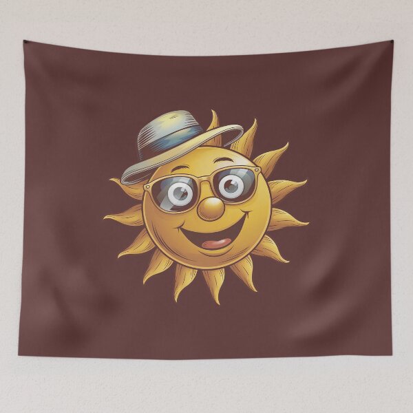 Item preview, Smiling Sun Face With Sunglasses designed and sold by RemonMichel.