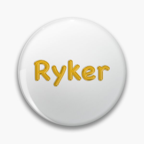 Item preview, Golden Balloon Ryker Name Label  designed and sold by NormadWorld.