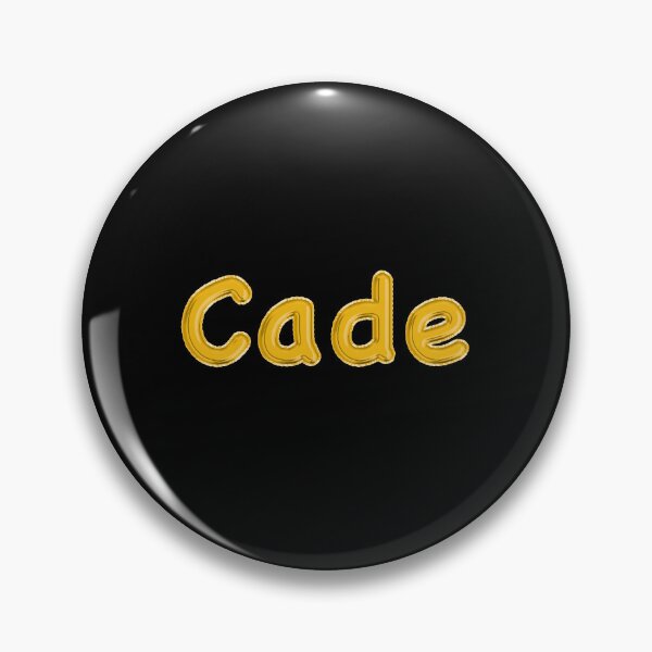 Item preview, Golden Balloon Cade Name Label (Black) designed and sold by NormadWorld.