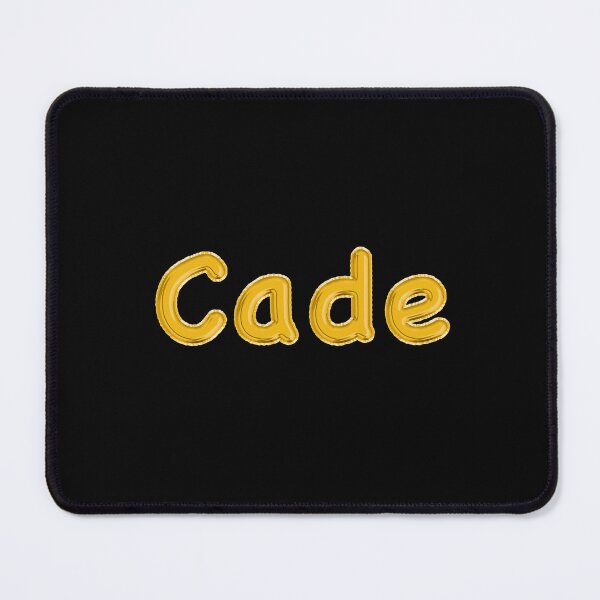 Item preview, Golden Balloon Cade Name Label (Black) designed and sold by NormadWorld.