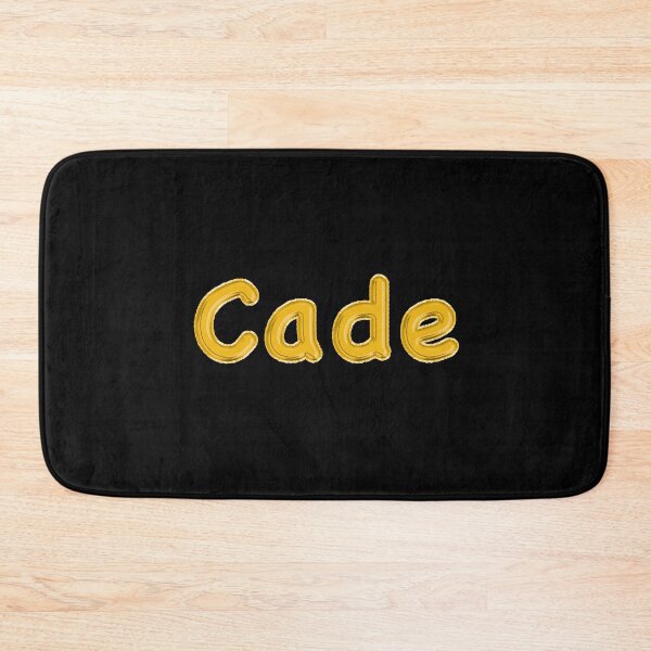 Item preview, Golden Balloon Cade Name Label (Black) designed and sold by NormadWorld.