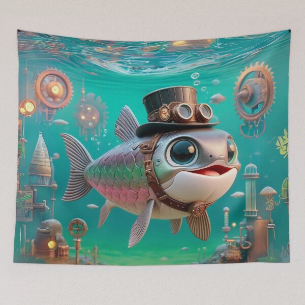 Item preview, Steampunk Arctic Char designed and sold by Sillytoe.