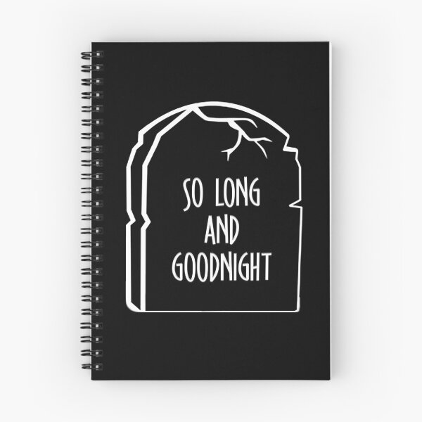 Item preview, SO LONG AND GOODNIGHT (MCR) (WH) designed and sold by Zyroshi.