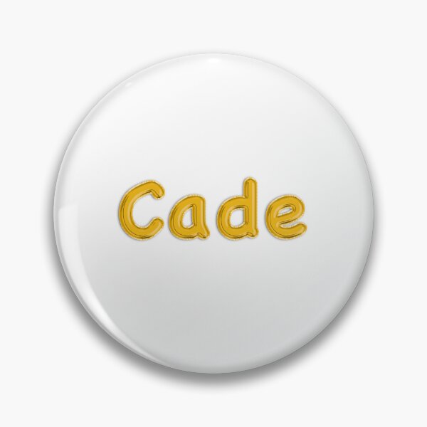Item preview, Golden Balloon Cade Name Label  designed and sold by NormadWorld.