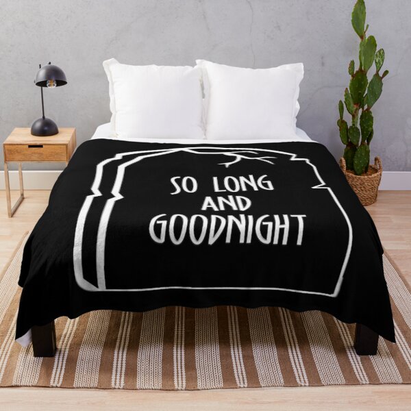 Item preview, SO LONG AND GOODNIGHT (MCR) (WH) designed and sold by Zyroshi.