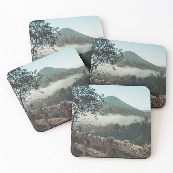 Item preview, Volcanic landscape - Sunrise on Mount Ijen #16 designed and sold by LucaRamble.