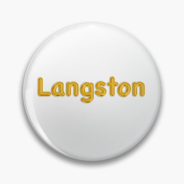 Item preview, Golden Balloon Langston Name Label designed and sold by NormadWorld.