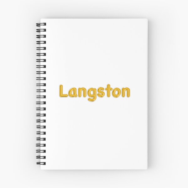 Item preview, Golden Balloon Langston Name Label designed and sold by NormadWorld.