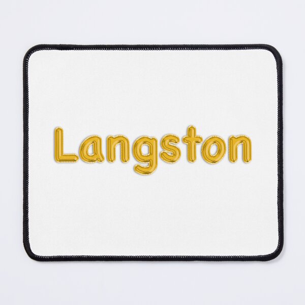 Item preview, Golden Balloon Langston Name Label designed and sold by NormadWorld.