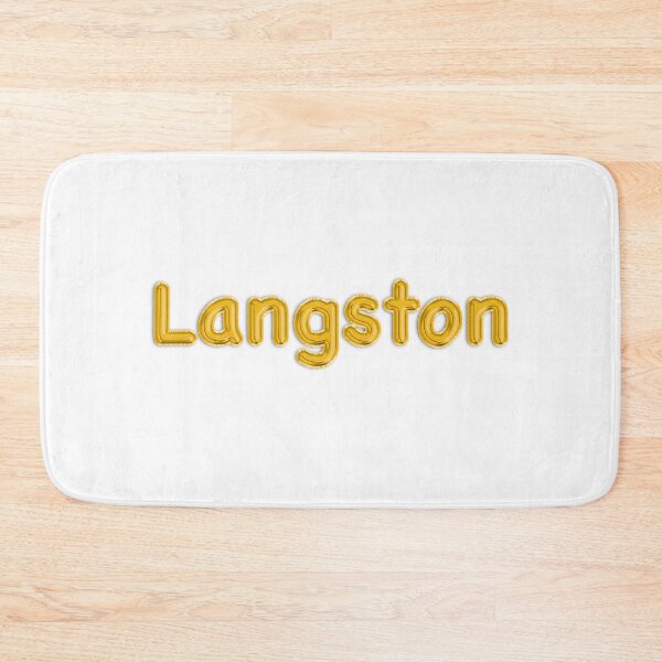 Item preview, Golden Balloon Langston Name Label designed and sold by NormadWorld.