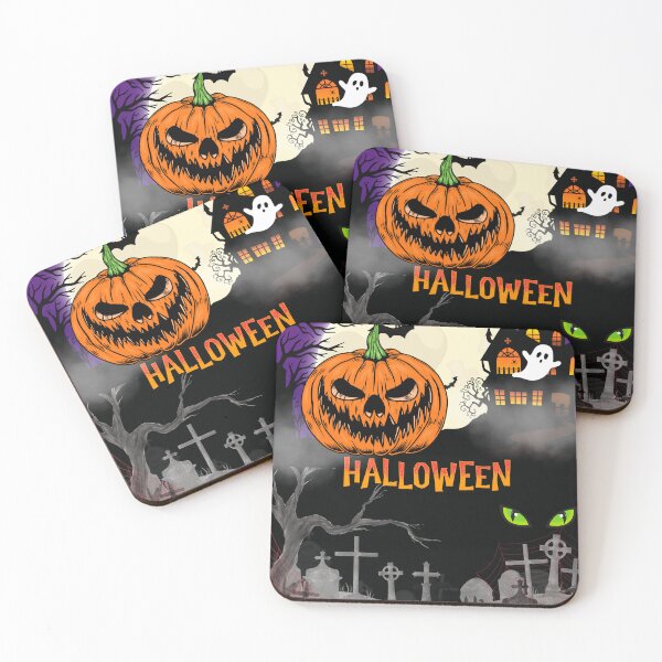 Item preview, Spooky Halloween, Eat Drink & Be Scary designed and sold by ArtPixelHaven.