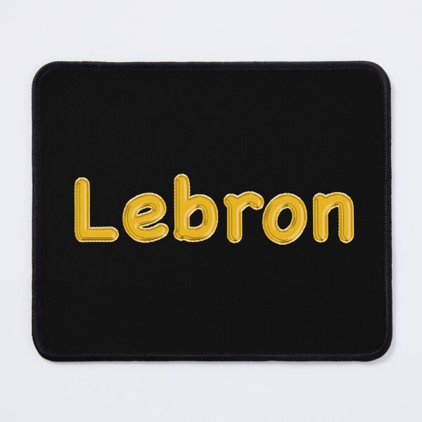 Item preview, Golden Balloon Lebron Name Label (Black) designed and sold by NormadWorld.