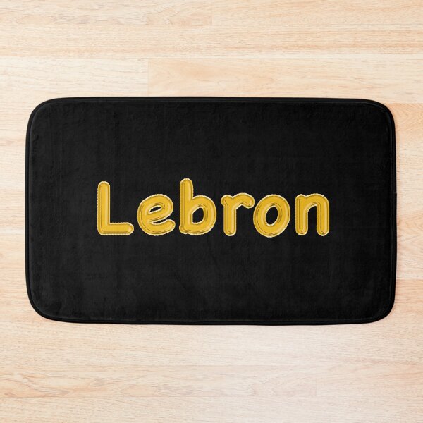 Item preview, Golden Balloon Lebron Name Label (Black) designed and sold by NormadWorld.