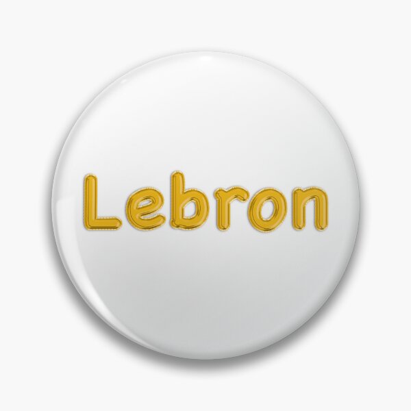 Item preview, Golden Balloon Lebron Name Label  designed and sold by NormadWorld.