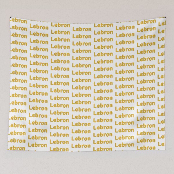 Item preview, Golden Balloon Lebron Name Label  designed and sold by NormadWorld.