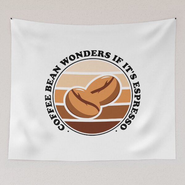Item preview, coffee bean wonders if it's espresso. designed and sold by stylegoose.