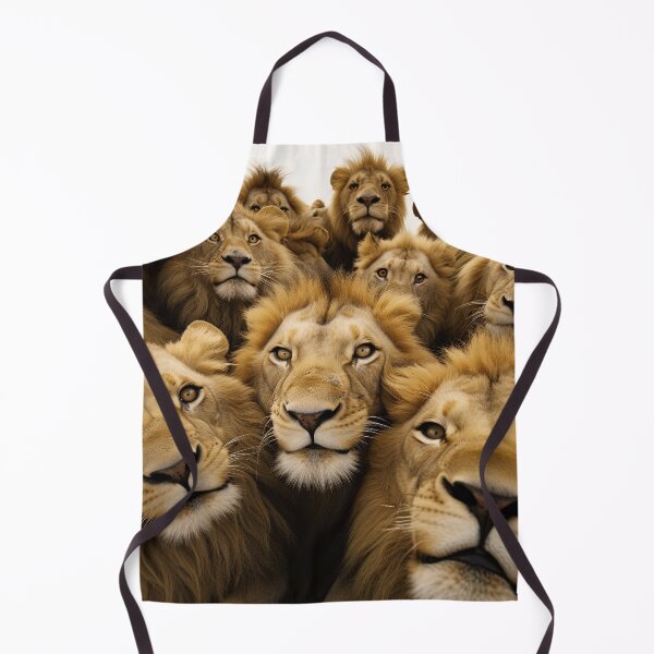 Item preview, Lion photobomb designed and sold by AiArt NZ.