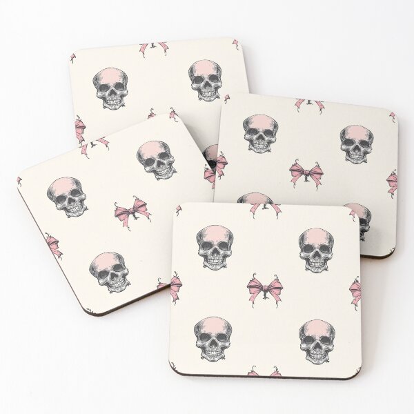 Item preview, Skulls and Bows Pattern - Gothic, Coquette and Cottagecore Fusion designed and sold by Raul Divaine.