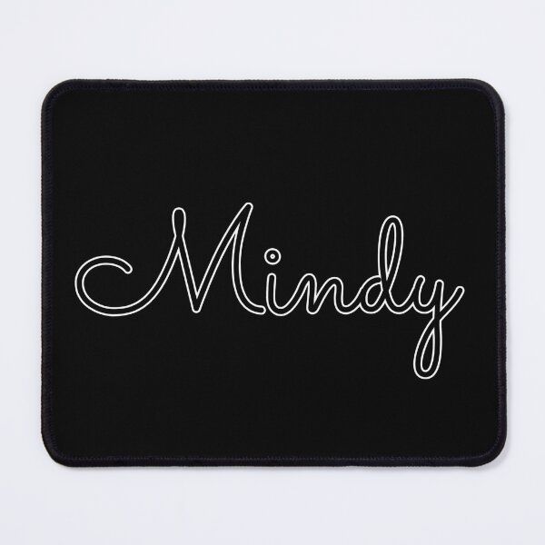 Item preview, Writing Mindy Name Label (Black) designed and sold by NormadWorld.