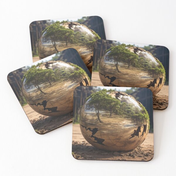 Item preview, Mirrored Globe in Woods designed and sold by Sadia  Jannat.