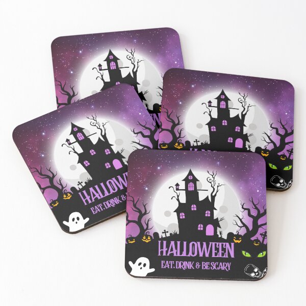 Item preview, Spooky Halloween, Eat Drink & Be Scary designed and sold by ArtPixelHaven.